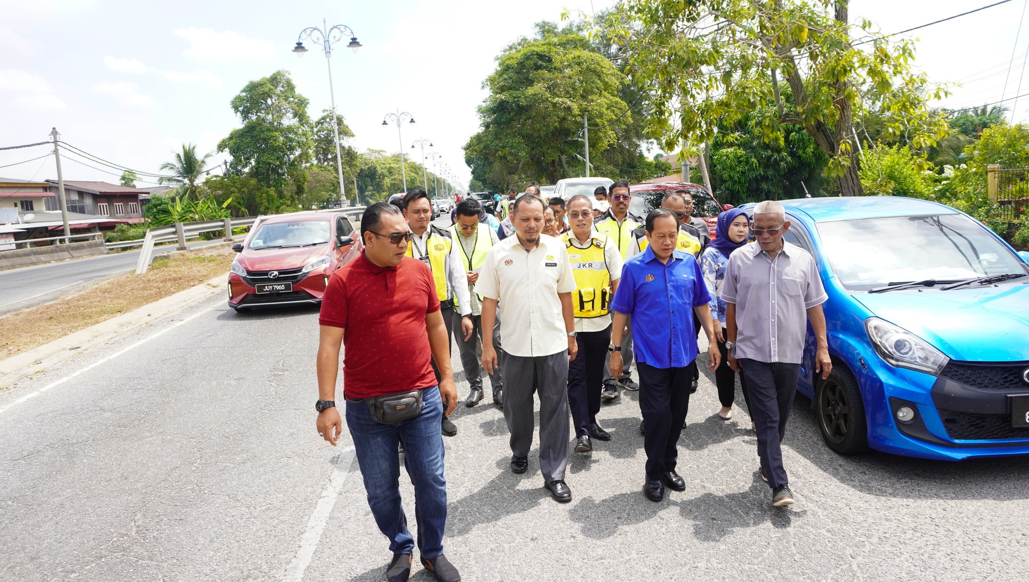 Read more about the article LAWATAN YB DATUK SERI AHMAD MASLAN, TIMBALAN MENTERI KERJA RAYA MALAYSIA KE JALAN KUALA KEDAH(JAMBATAN PEKAN TELOK KECHAI)